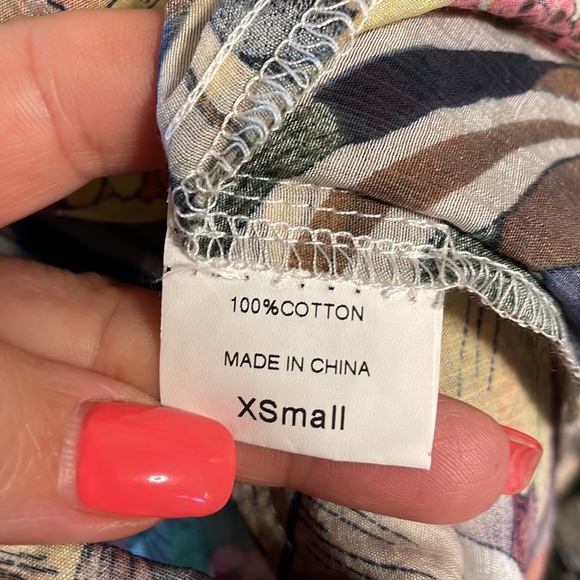 Jean Pierre Klifa PARIS Alice’s Garden Parktown button down shirt long sleeve XS - Picture 8 of 14